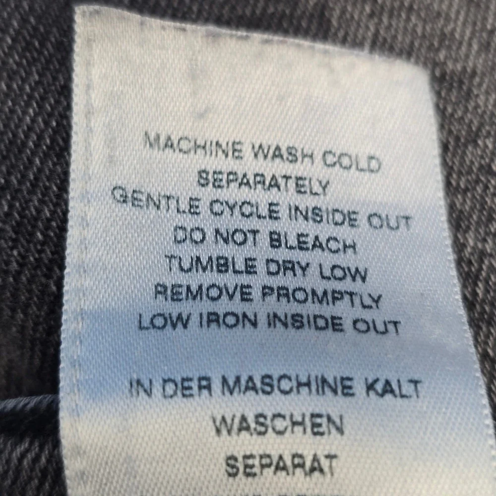 True Religion‎ Geno Men's Relaxed Slim Jeans Black Distressed 28